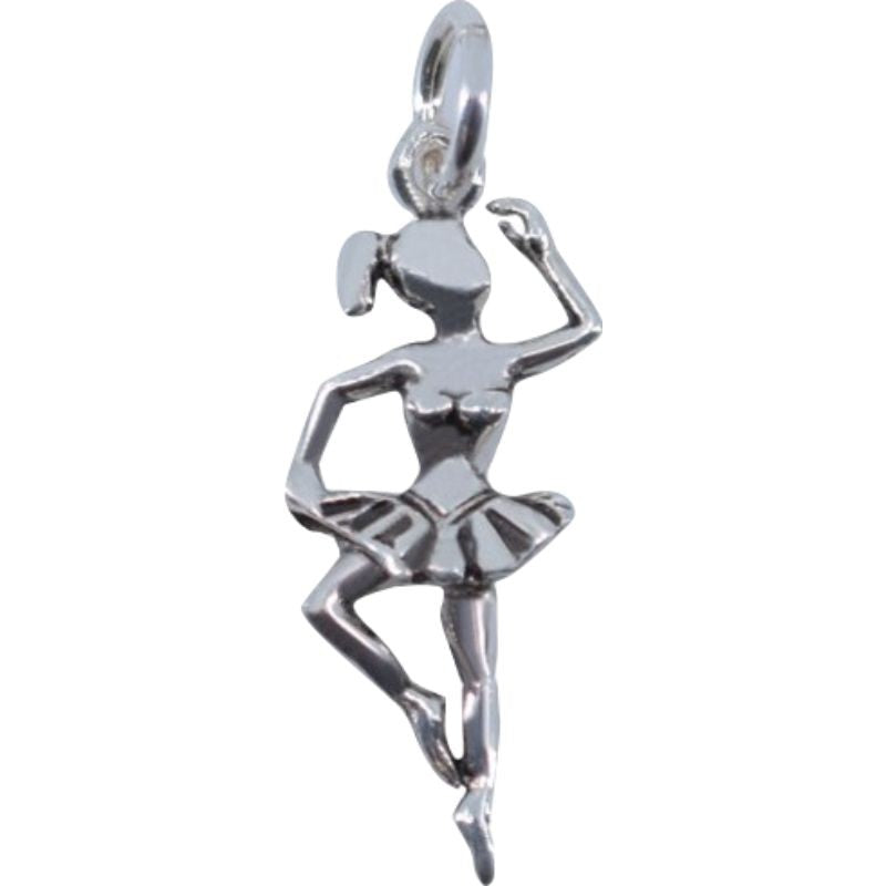 Pandantiv, Jolie Silver, Argint 925, Model Balerina, 27 x 10 mm, 1 g-0