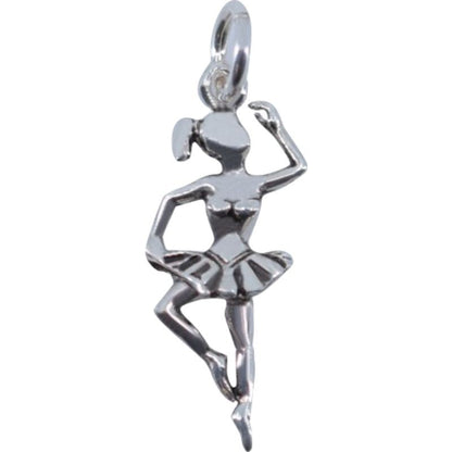 Pandantiv, Jolie Silver, Argint 925, Model Balerina, 27 x 10 mm, 1 g-0