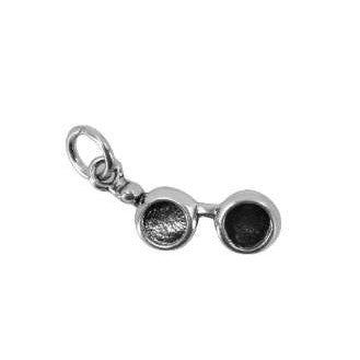 Pandantiv, Jolie Silver, Argint 925, Model Ochelari, 1.5 g, 2 x 0.5 cm-0