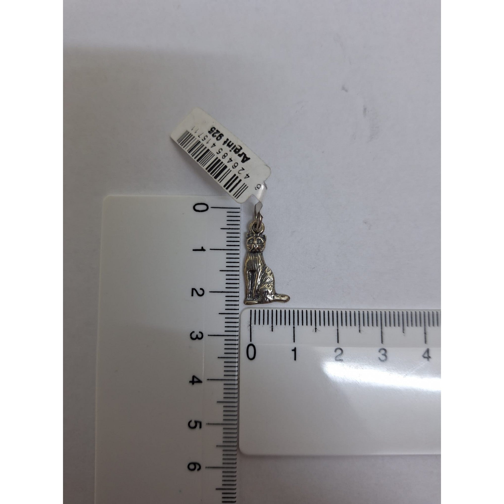 Pandantiv, Jolie Silver, Argint 925, Model Pisica, 0.94 G, 2.2 x 1 Cm-3