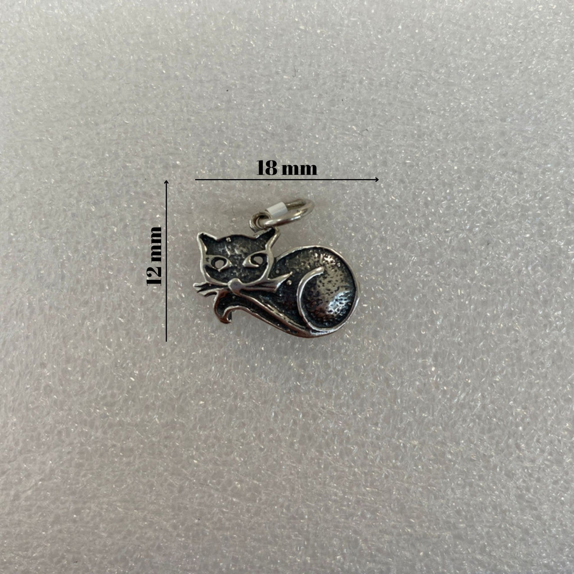 Pandantiv, Jolie Silver, Argint 925, Model Pisica, 1.4 g, 12x18 mm-2