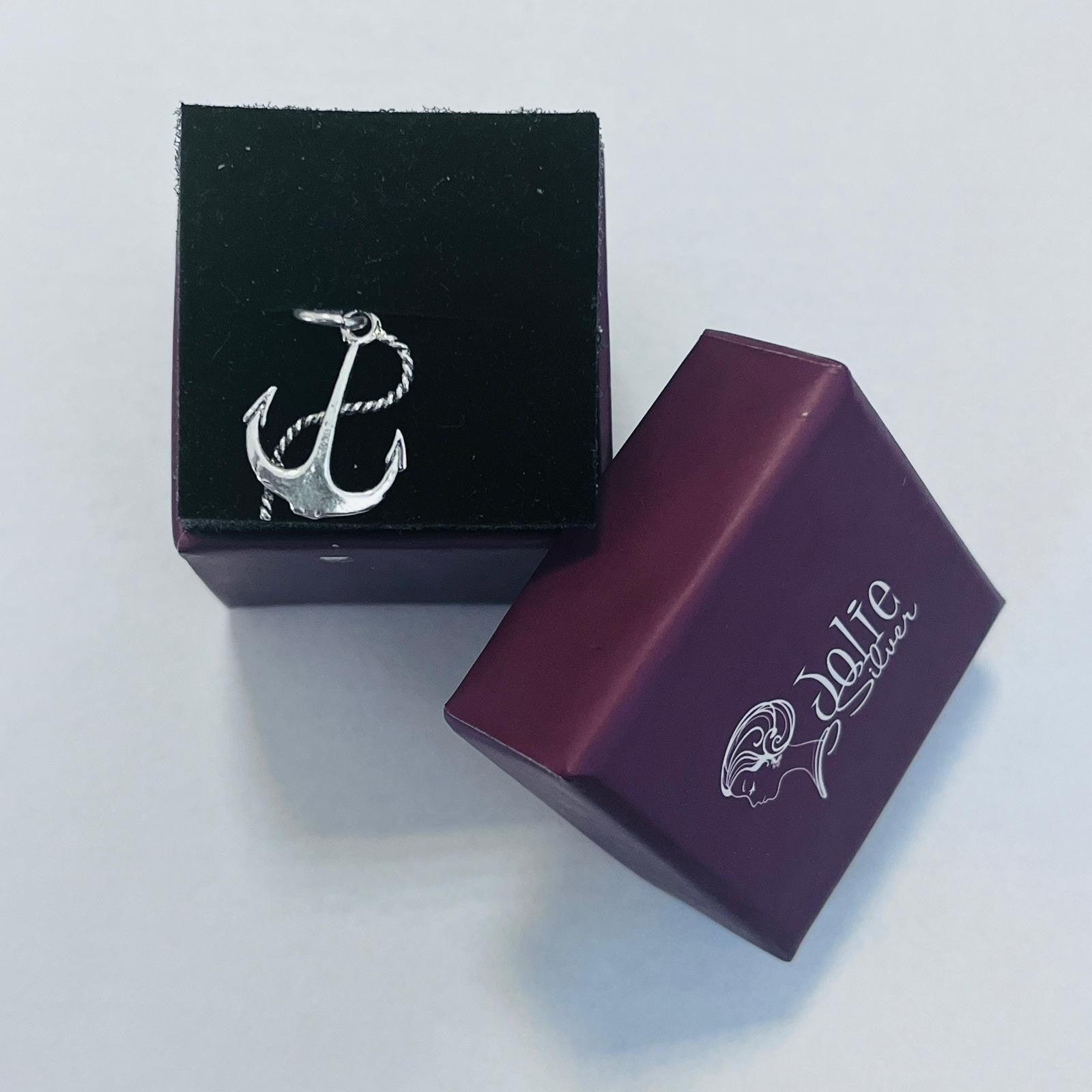 Pandantiv, Jolie Silver, Argint 925, Model Ancora, 22 x 14 mm, 0.9 g-5