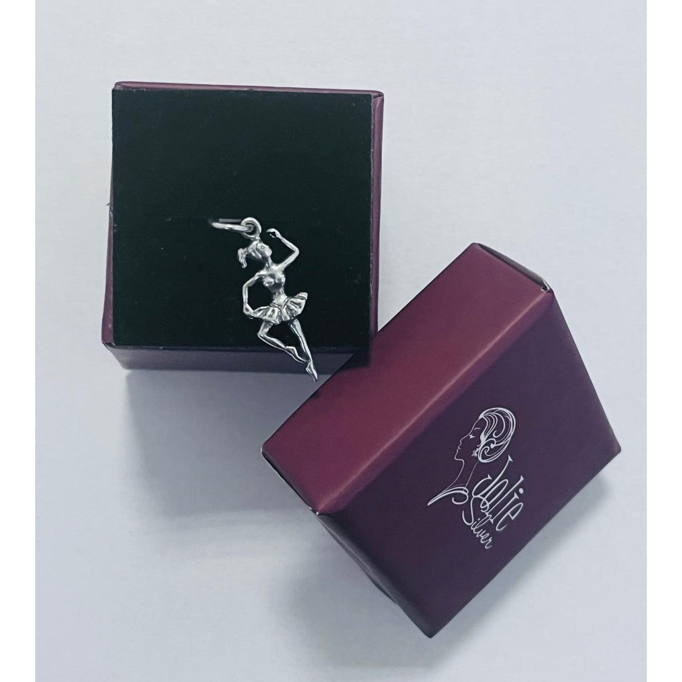 Pandantiv, Jolie Silver, Argint 925, Model Balerina, 27 x 10 mm, 1 g-1