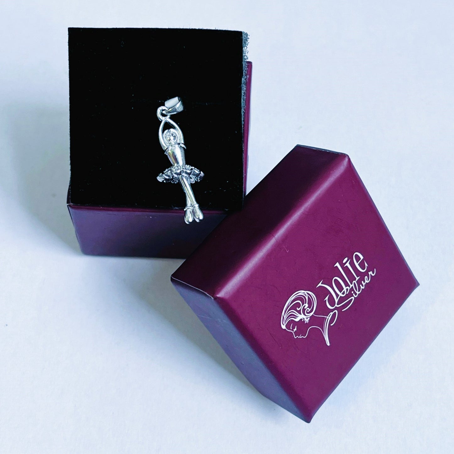 Pandantiv, Jolie Silver, Argint 925, Model Balerina Delicata, 25 x 8 mm, 1.7 g-3