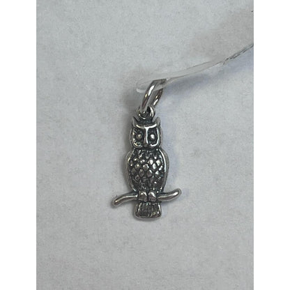 Pandantiv, Jolie Silver, Argint 925, Model Bufnita Pe Creanga, 1.5 g, 2 x 1 cm-5