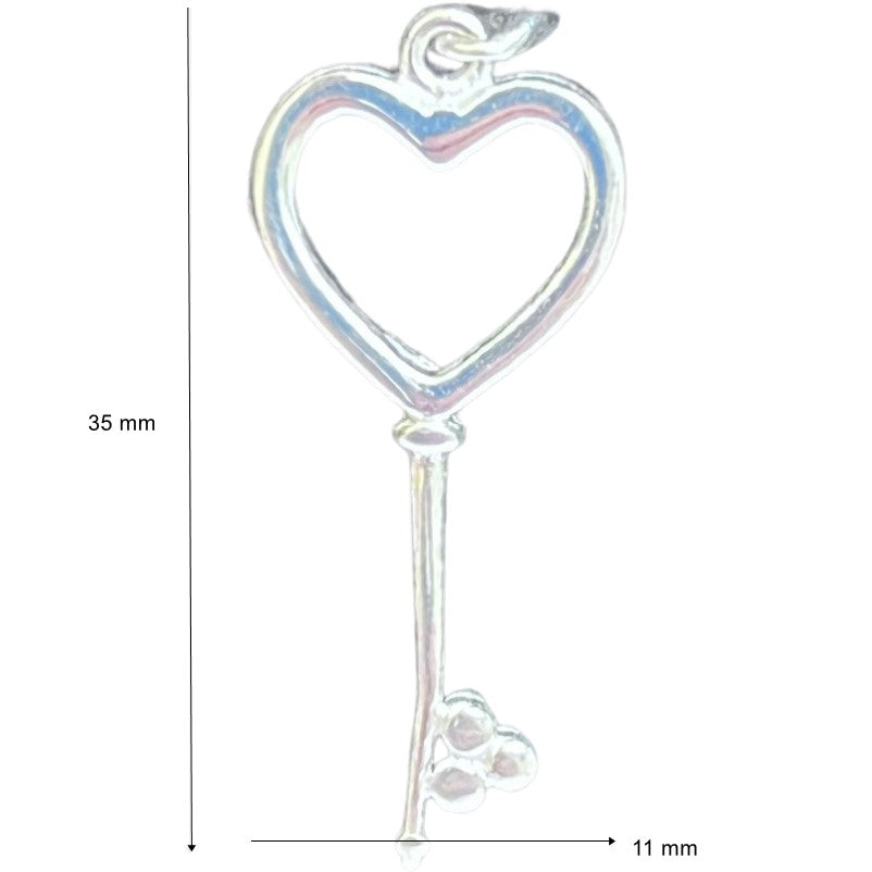 Pandantiv, Jolie Silver, Argint 925, Model Cheie, 35 x 11 mm, 0.9 g-3