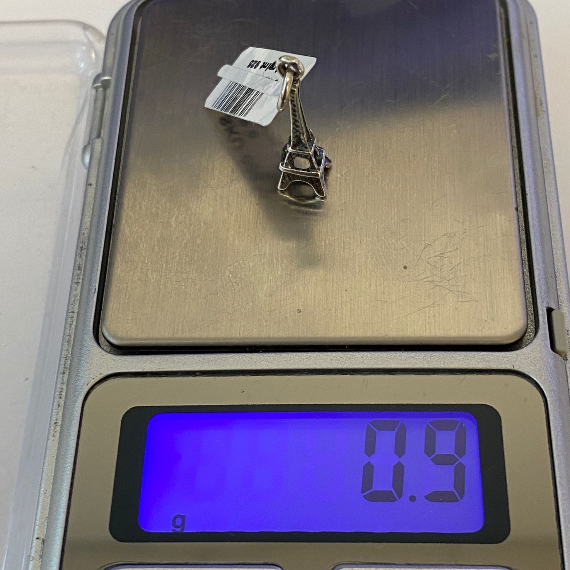Pandantiv, Jolie Silver, Argint 925, Model Eiffel Tower, 0.9 g, 25x5 mm-3