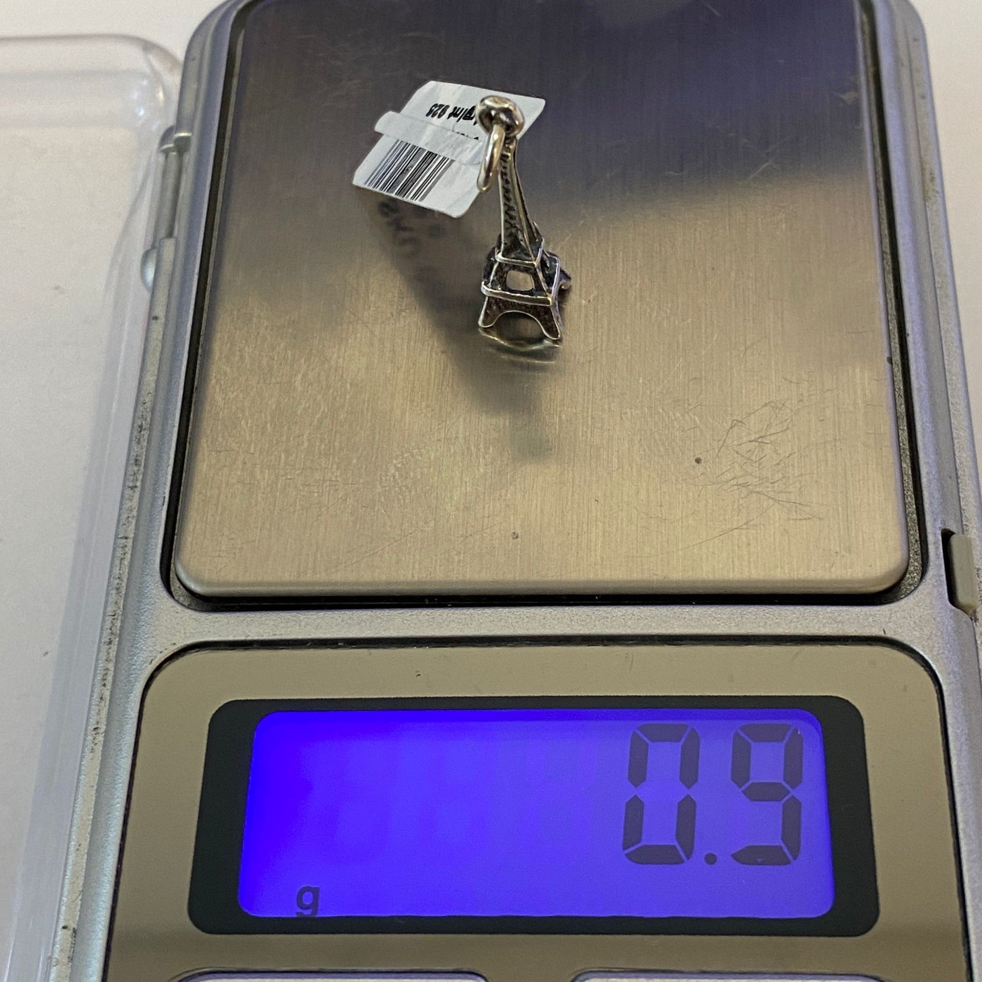 Pandantiv, Jolie Silver, Argint 925, Model Eiffel Tower, 0.9 g, 25x5 mm-3