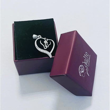 Pandantiv, Jolie Silver, Argint 925, Model Horses in Love, 16 x 20 mm, 1.6 g-3