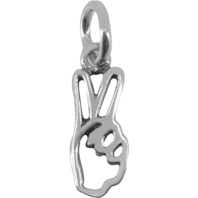 Pandantiv, Jolie Silver, Argint 925, Model Semnul Pacii, 19 x 16 mm, 0.9 g-0