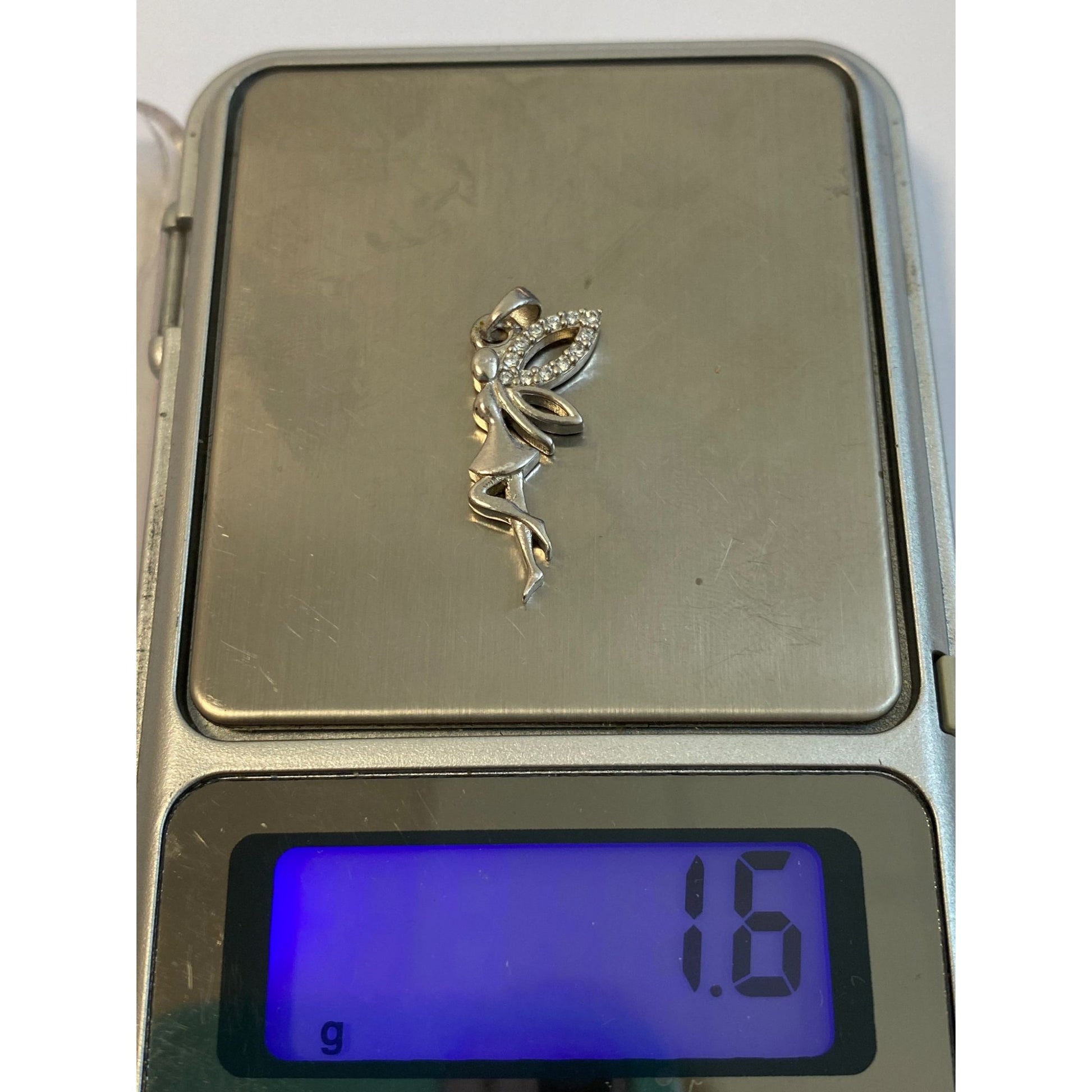 Pandantiv, Jolie Silver, Argint 925, Model Zana cu Pietre, 1.6 g, 25x10 mm-1