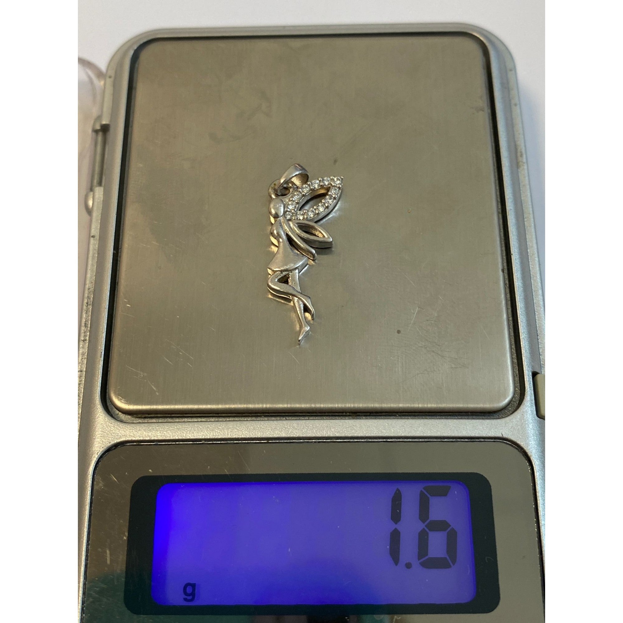Pandantiv, Jolie Silver, Argint 925, Model Zana cu Pietre, 1.6 g, 25x10 mm-1