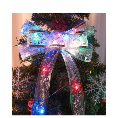 Panglică LED de Crăciun Flippy Aurie, lungime 1 m, 10 LED-uri, Baterii, Multicolor-4