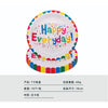 Set 10 Farfurii Happy Everyday, Flippy, 17 cm, Multicolor-0