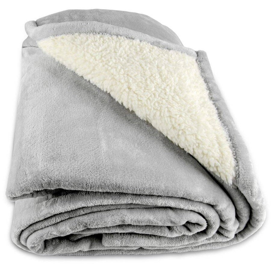 Patura Cu Incalzire Electrica, Flippy, 135 W, 180x130 cm, 6 Trepte De Incalzire, Flanel, Gri-1