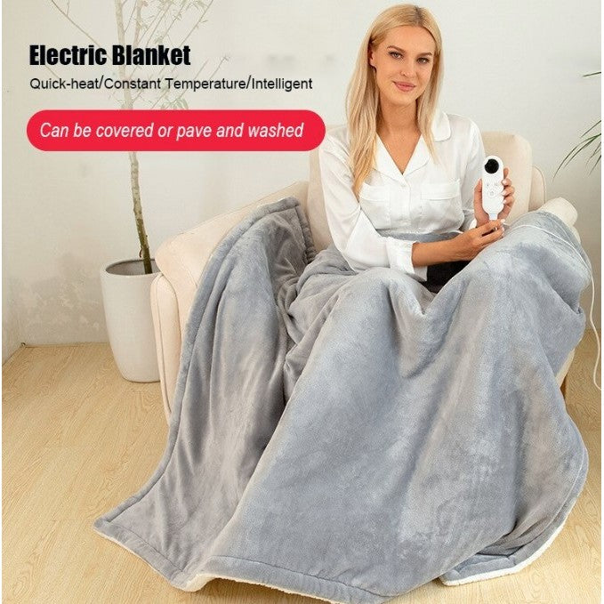 Patura Cu Incalzire Electrica, Flippy, 135 W, 180x130 cm, 6 Trepte De Incalzire, Flanel, Gri-7