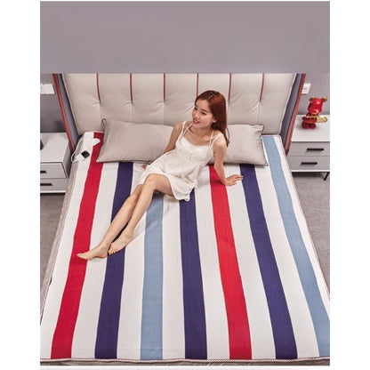 Patura electrica 180 x 150 cm, Flippy, 130 W, Control Telecomanda, 9 Trepte de Caldura, Temporizator, Multicolor-4