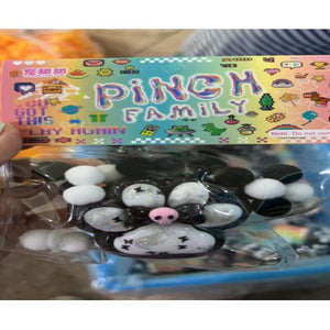 Jucarie Antistres Squishy, Flippy, cu Revenire Lenta, Model Cat Paw, Model 5, Ambalaj Transparent, Negru-0