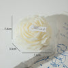 Lumanare Parfumata, Flippy, Model Trandafir, 7.5x3.5x7.5 cm, Alb, Aroma de Tuberoza-0