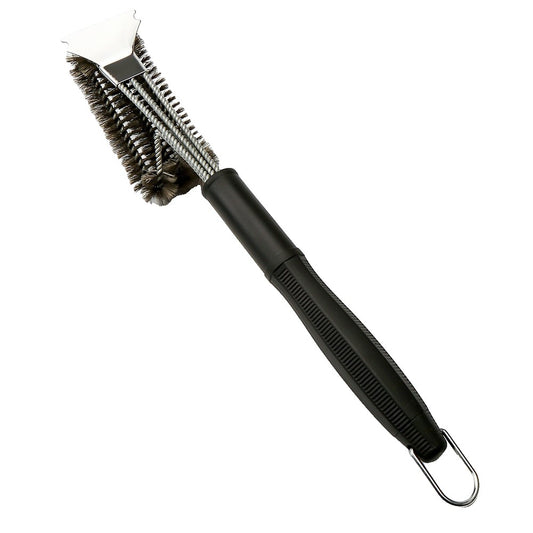 Perie de Sarma pentru Gratar, Flippy, Maner 45 cm, din Otel inoxidabil, 45X7X10,  Negru-0