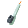 Perie pentru Curatare Incaltaminte cu Recipient pentru Detergent, Flippy, Perie Multifunctionala pentru Incaltaminte si Lenjerie, cu Peri Moi, Fara Deteriorare, 17.3 x 4.5 x 6 cm, Culoare Verde-0