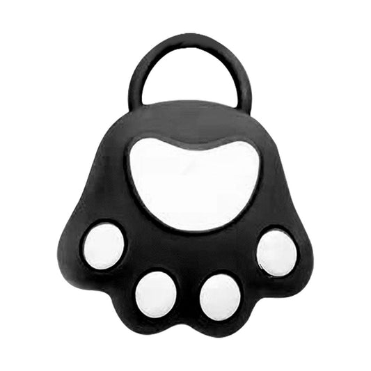 Perie pentru Masajul Scalpului, Perie pentru Sampon, Labuță de Pisică, Dimensiune 7x8 cm, Curatarea si Mentinerea Curata a Parului, Negru-0