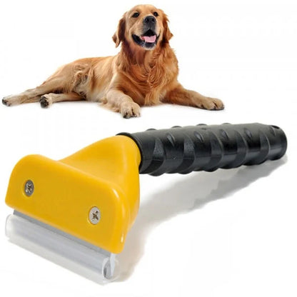 Perie pentru tuns animale de companie - caine, pisica, cal - 10cm