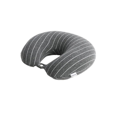 Perna de calatorie, Flippy , 2 in 1, cu Particule de Spuma cu Memorie, Gri-8