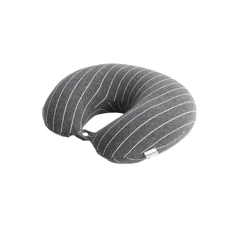 Perna de calatorie, Flippy , 2 in 1, cu Particule de Spuma cu Memorie, Gri-8
