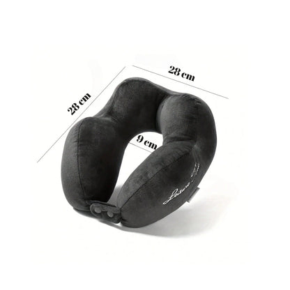 Perna de Calatorie, Flippy, Pentru Gat, din Bumbac, cu 4 Cocoase, Ajustabila, Gri-4