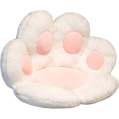 Perna Decorativa, Flippy, Model Laba de Pisica, din Plus, pentru Scaun/Canapea/Podea, 80 x 70 cm, Alb-0