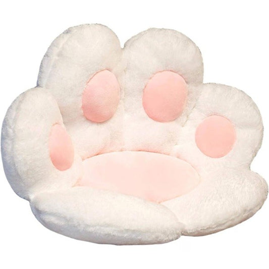 Perna Decorativa, Flippy, Model Laba de Pisica, din Plus, pentru Scaun/Canapea/Podea, 80 x 70 cm, Alb-0