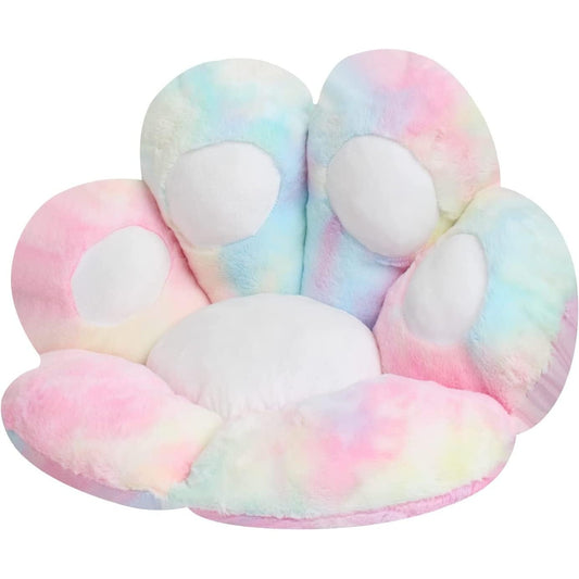 Perna Decorativa, Flippy, Model Laba de Pisica, din Plus, pentru Scaun/Canapea/Podea, 80 x 70 cm, Multicolor-0