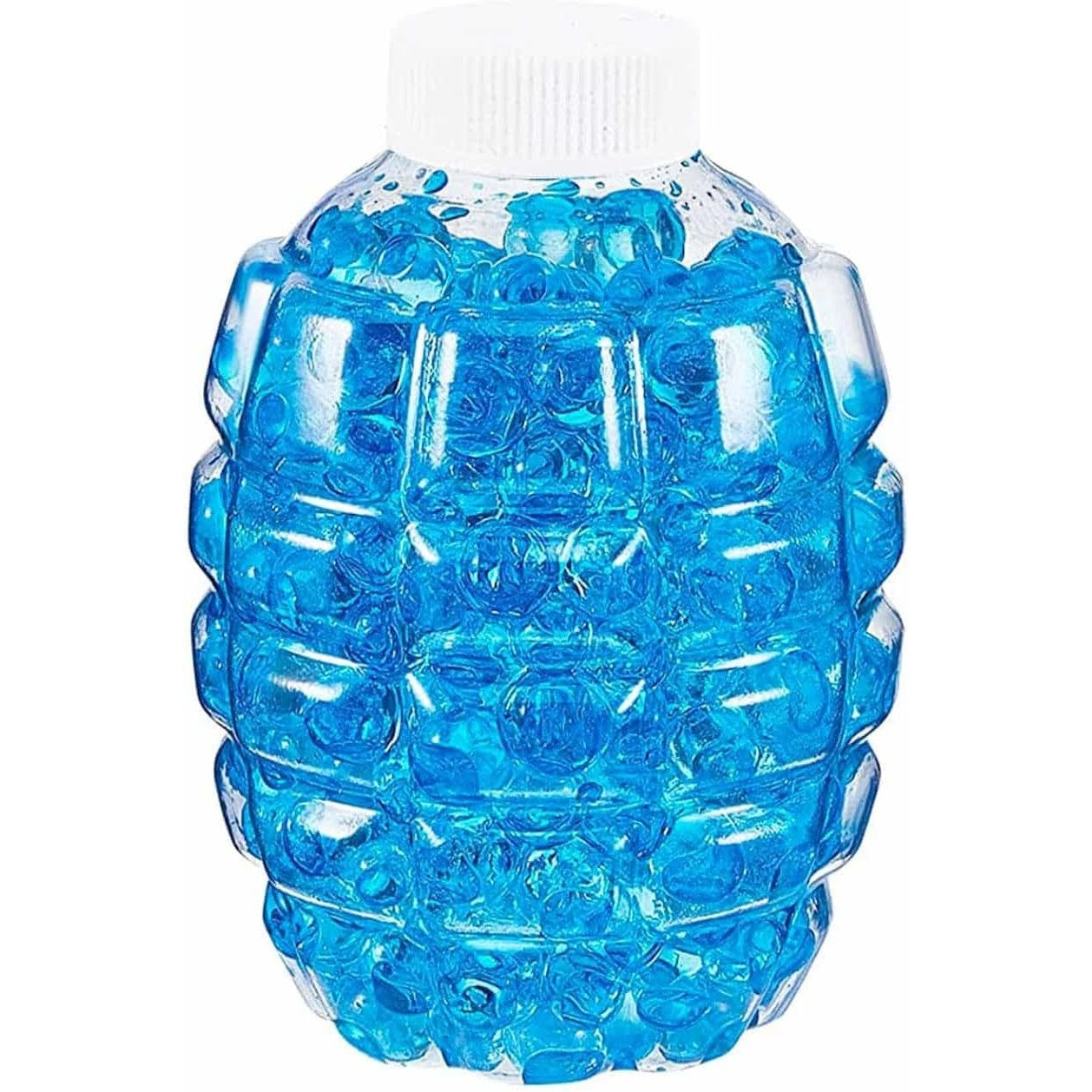 Munitie, Flippy, 20.000 Bile Gel pentru pistoale de jucarie Gel Blaster, Sticla Ananas 10.5x6.5 mm, Albastru-0