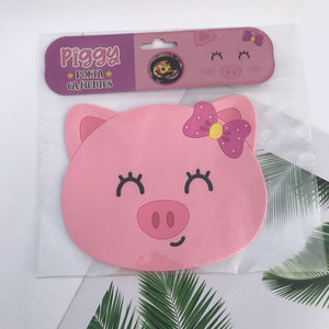 Suport pentru Pahar, Flippy, Model Pucelus, PVC, Dimensiuni 15.5x15.5 cm, Roz-0