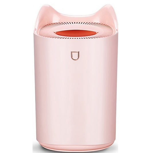Umidificator cu duza dubla, Flippy, de capacitate mare 3L, roz-0