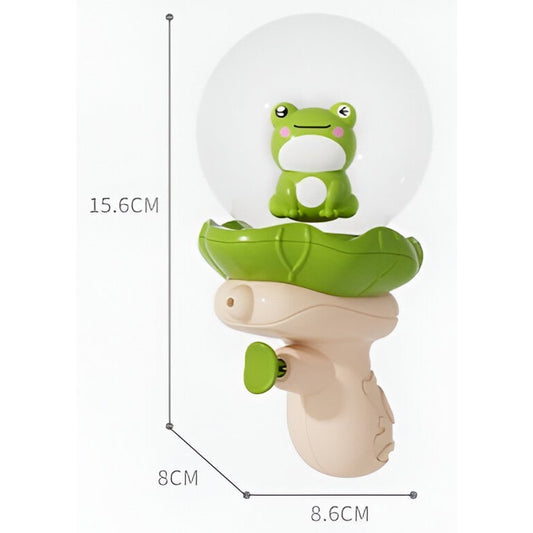 Pistol cu Apa pentru Copii, Flippy, Multifunctional, Capacitate 250 mL, Model Broscuta, 15.6x8x8.6 cm, ABS, Verde-1