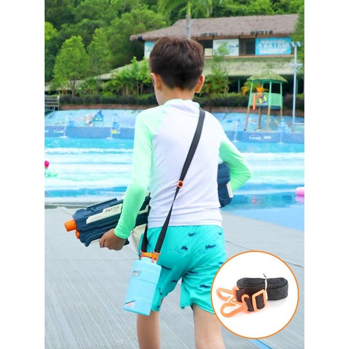 Pistol cu Apa pentru Copii, Rezervor 600ml, Flippy, 14ani+, cu baterie 1200mAh, Electric Burst, Albastru/Alb, 1000ML-5
