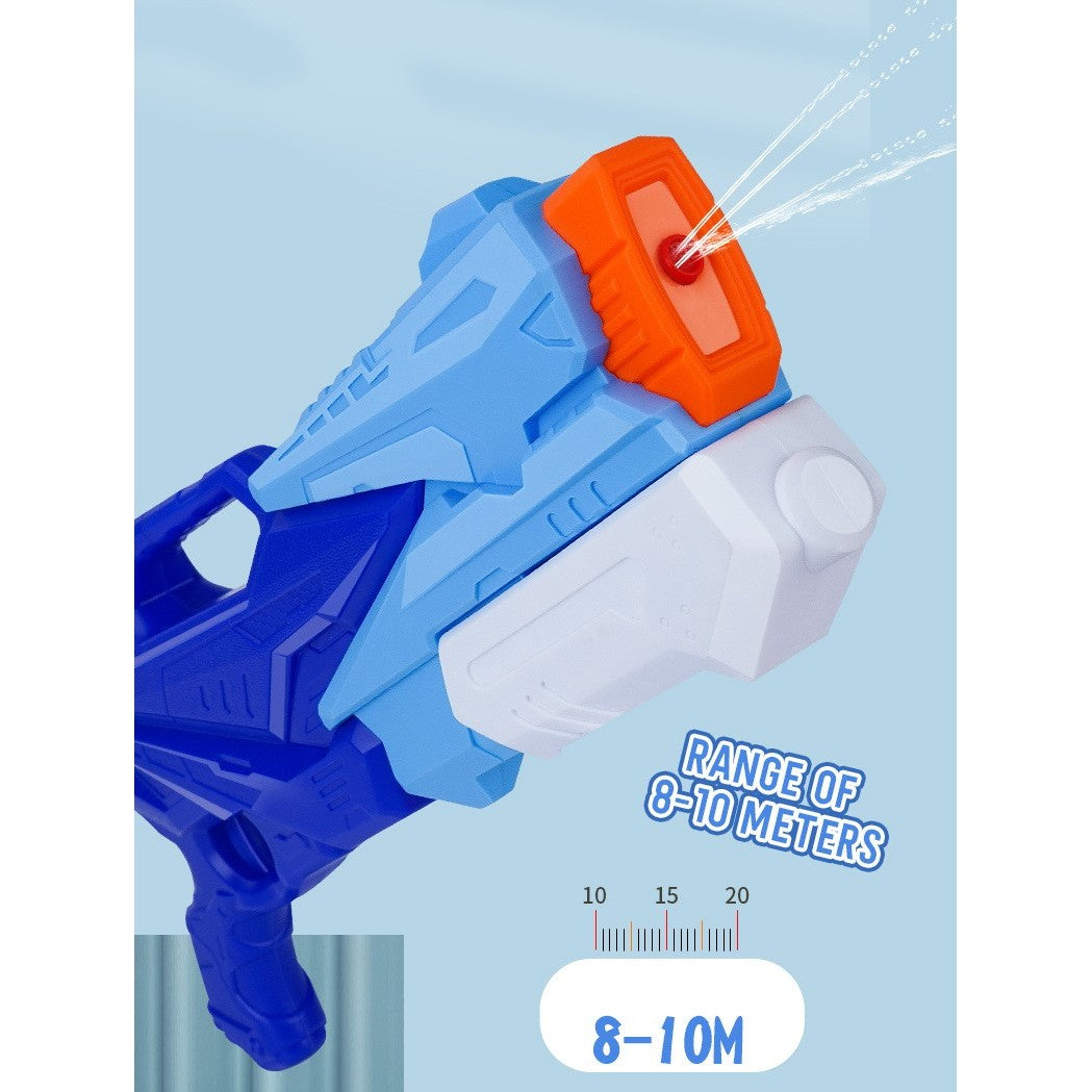 Pistol cu Apa pentru Copii, Rezervor, Pentru Piscina/Plaja, Flippy, 6ani+,  3 duze, Albastru, 770ML-1