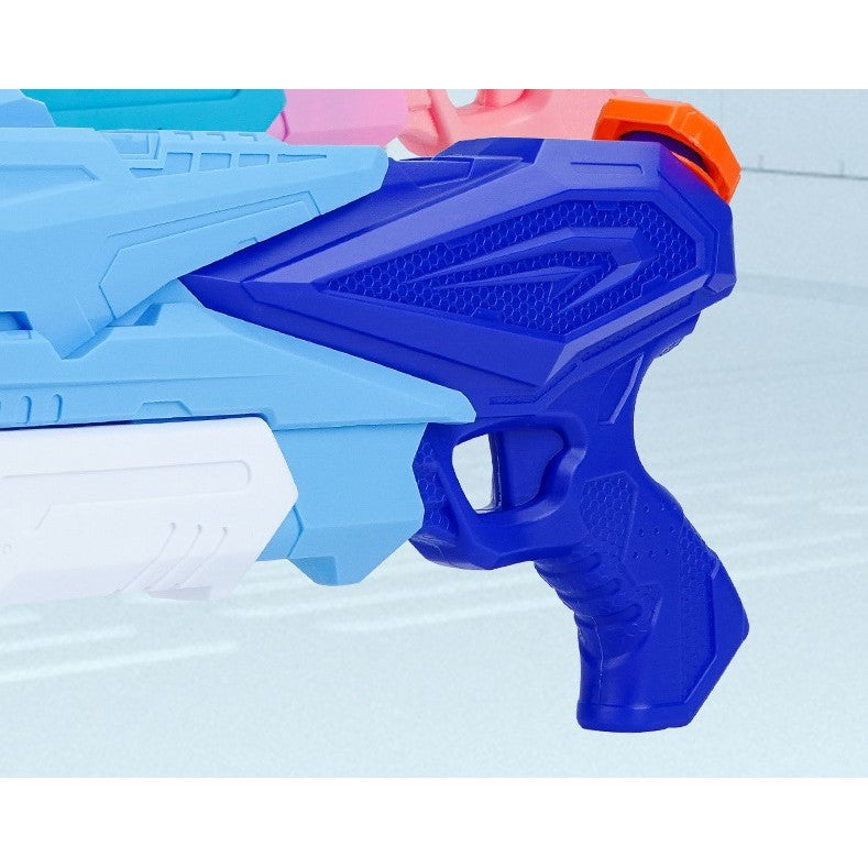 Pistol cu Apa pentru Copii, Rezervor, Pentru Piscina/Plaja, Flippy, 6ani+,  3 duze, Albastru, 770ML-5