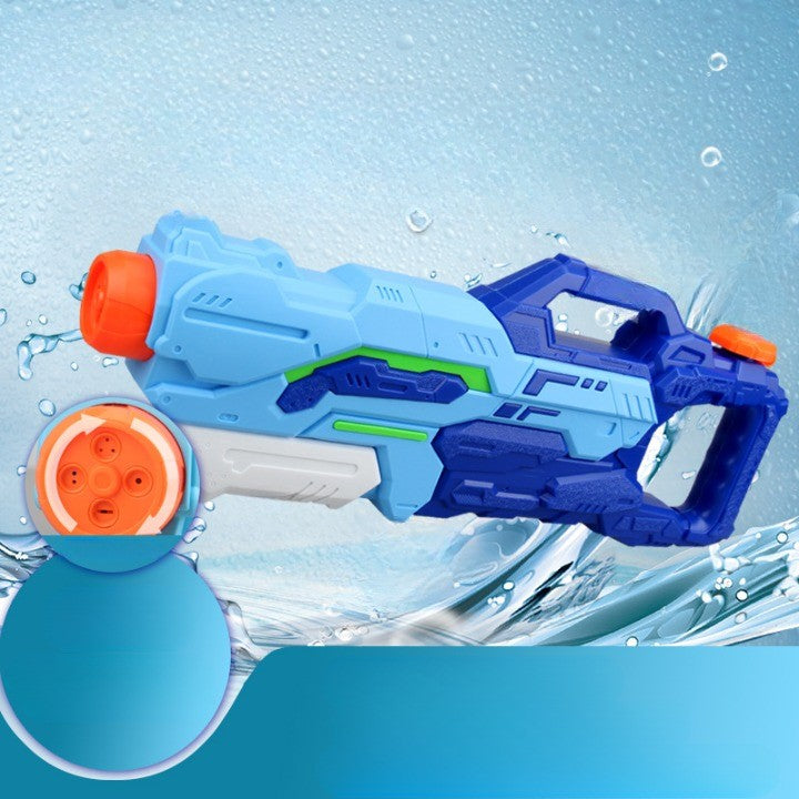 Pistol cu Apa pentru Copii, Rezervor, Pentru Piscina/Plaja, Flippy, 6ani+,  4 duze, Albastru, 1500ML-2