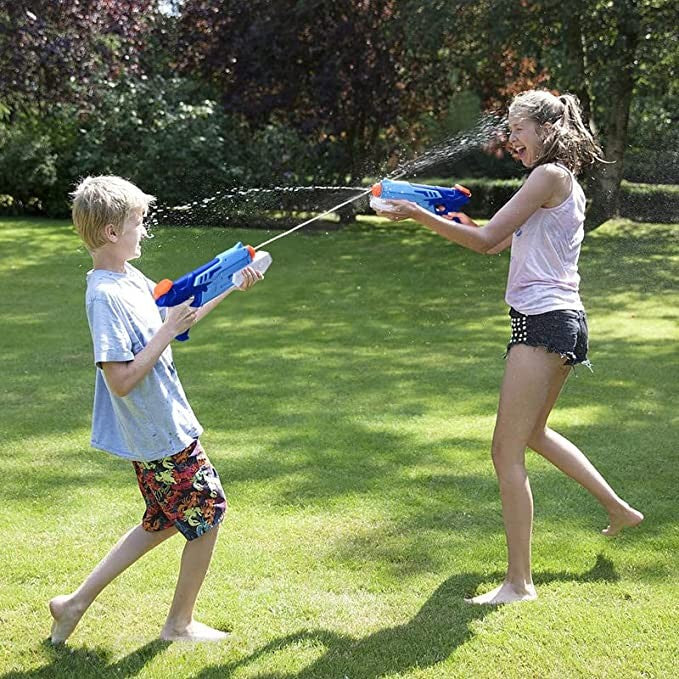 Pistol cu Apa pentru Copii, Rezervor, Pentru Piscina/Plaja, Flippy, 6ani+,  Albastru, 300ML-4