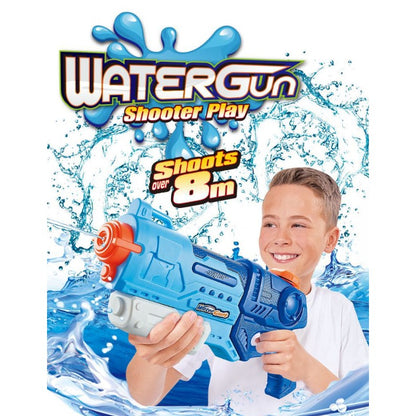 Pistol cu Apa pentru Copii, Rezervor, Pentru Piscina/Plaja, Flippy, 6ani+,  Albastru, 990ML-5