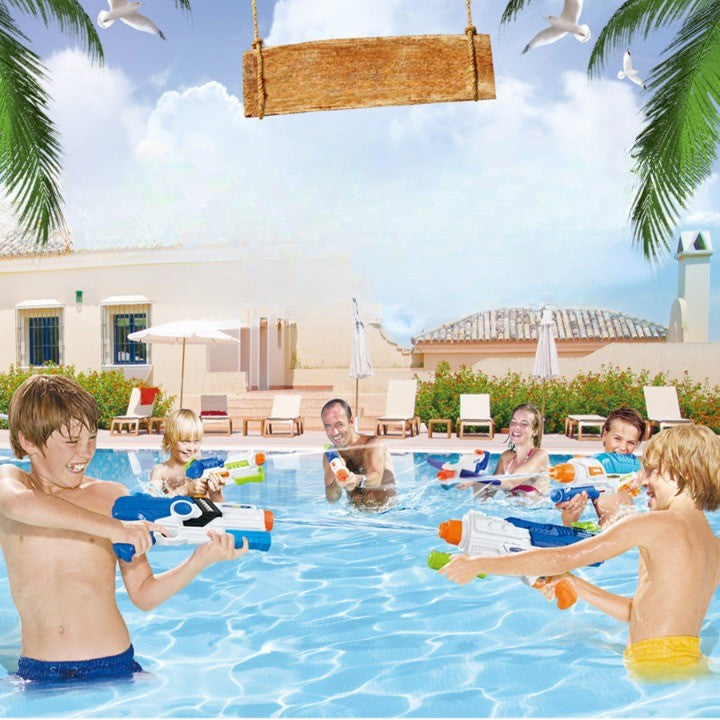 Pistol cu Apa pentru Copii, Rezervor, Pentru Piscina/Plaja, Flippy, 6ani+,  Multicolor, 600ML-3
