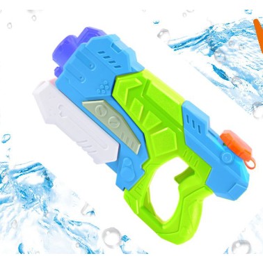 Pistol cu Apa pentru Copii, Rezervor, Pentru Piscina/Plaja, Flippy, 6ani+,  Verde/Albastru, 550ML-5