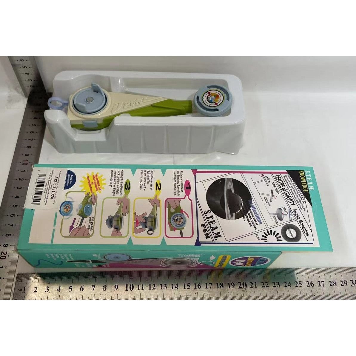 Pix Multifunctional, Flippy, cu Titirez, 5x1.5x17cm, Verde-1