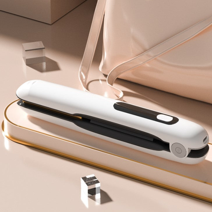 Placa de Par fara Fir, Flippy, Adaptor Tip C, 4 Trepte de Temperatura, Tensiune 5V, Capacitate Baterie 5000 mAh, Indreptat, Ondulat, 23.5x3.3x4.5 cm, Alb-4