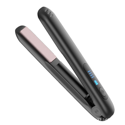 Placa de Par fara Fir, Flippy, Adaptor Tip C, 4 Trepte de Temperatura, Tensiune 5V, Capacitate Baterie 5000 mAh, Indreptat, Ondulat, 23.5x3.3x4.5 cm, Negru-2