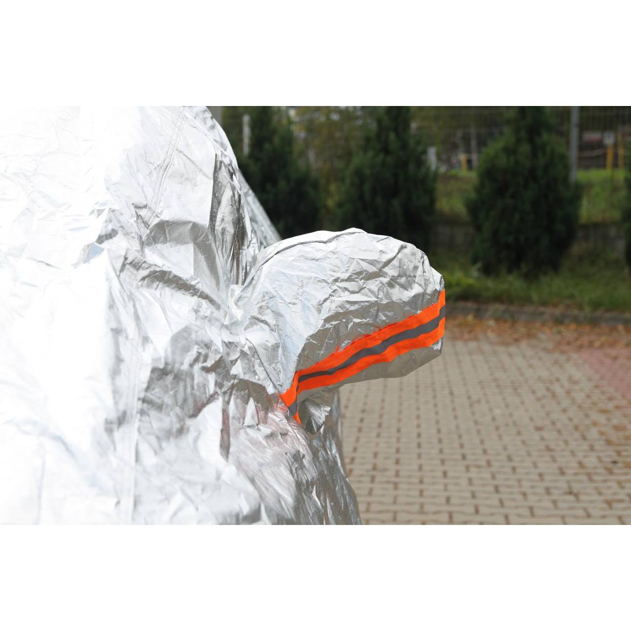 Prelata pentru Autoturisme, culoare argintie, marimea M (430 x 165 x 120cm)-3