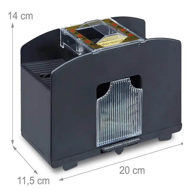 Dispozitiv pentru amestecat carti de joc Flippy, automat, 20.5x10x8.5cm-1